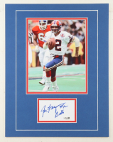 Joe Ferguson Signed 14x18 Custom Matted Cut Display with Photo Inscribed "Bills" (JSA) at PristineAuction.com