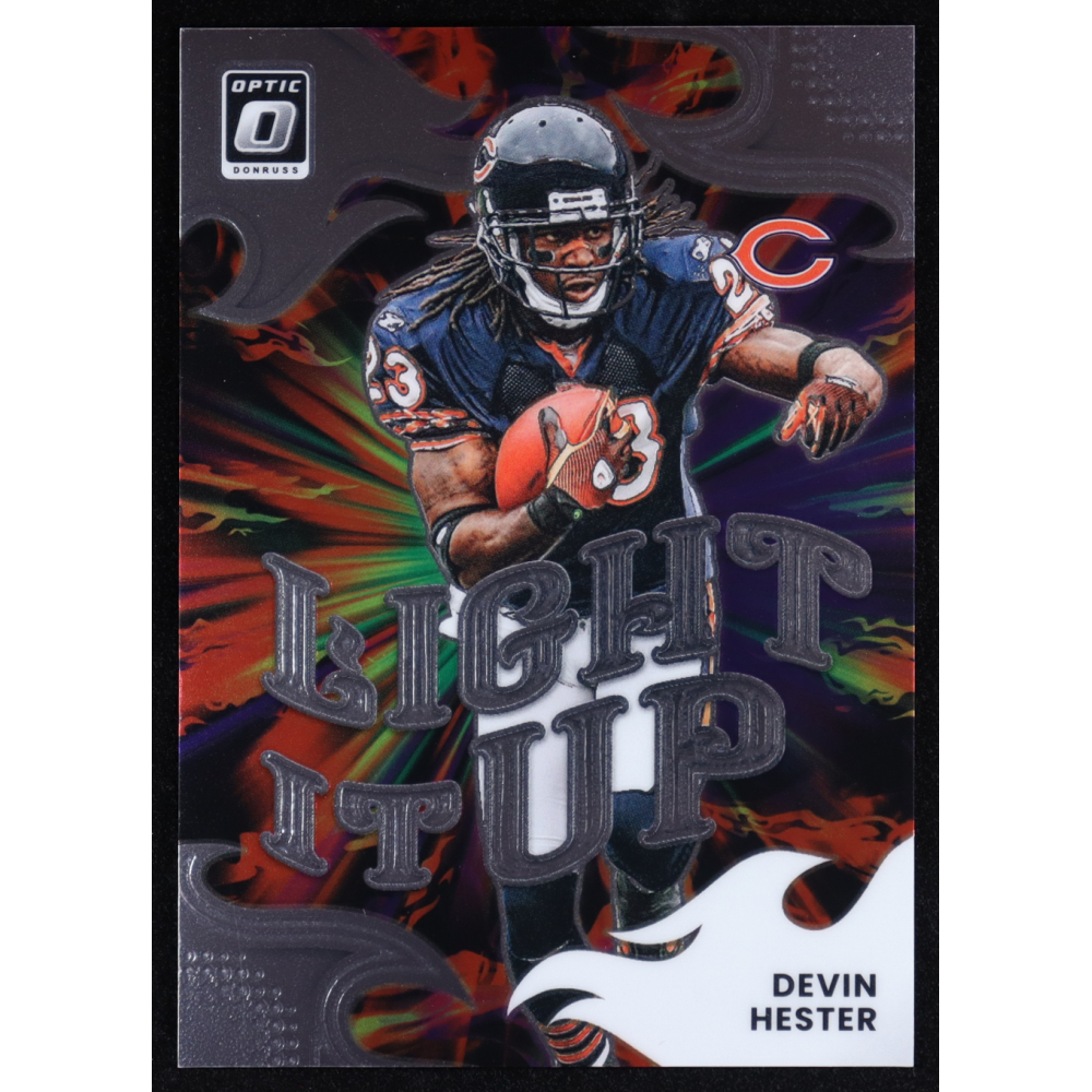Devin Hester 2025 Panini Donruss Optic Light It Up #18 at PristineAuction.com