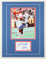 Joe Ferguson Signed 14x18 Custom Matted Cut Display with Photo Inscribed "Bills" (JSA) at PristineAuction.com