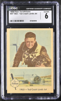 Ted Williams 1959 Fleer Ted Williams #47 1953 - Ted Crash Lands Jet (CGC 6) at PristineAuction.com