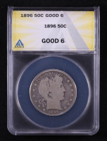 1896 Barber Silver 50C Half Dollar (ANACS G6) at PristineAuction.com