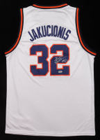 Kasparas Jakucionis Signed Fighting Illini Nike Authentic Jersey (PSA) at PristineAuction.com