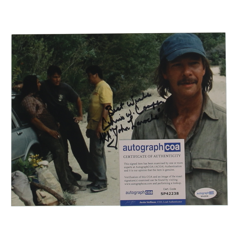 Chris Cooper Signed "Adaptation" 8x10 Photo Inscribed "Best Wishes" & "AKA John Laroche" (ACOA) at PristineAuction.com Chris Cooper Signed "Adaptation" 8x10 Photo Inscribed "Best Wishes" & "AKA John Laroche" (ACOA) at PristineAuction.com
