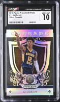 Ja Morant 2019 Panini Prizm Draft Picks Silver #11 Crusade RC (CGC 10) at PristineAuction.com