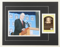 Pat Gillick Signed 14x18 Custom Matted Postcard Display with Photo Inscribed "HOF 2011" (JSA) at PristineAuction.com
