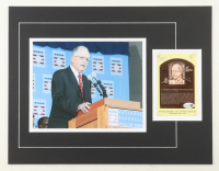 Pat Gillick Signed 14x18 Custom Matted Postcard Display with Photo Inscribed "HOF 2011" (JSA) at PristineAuction.com