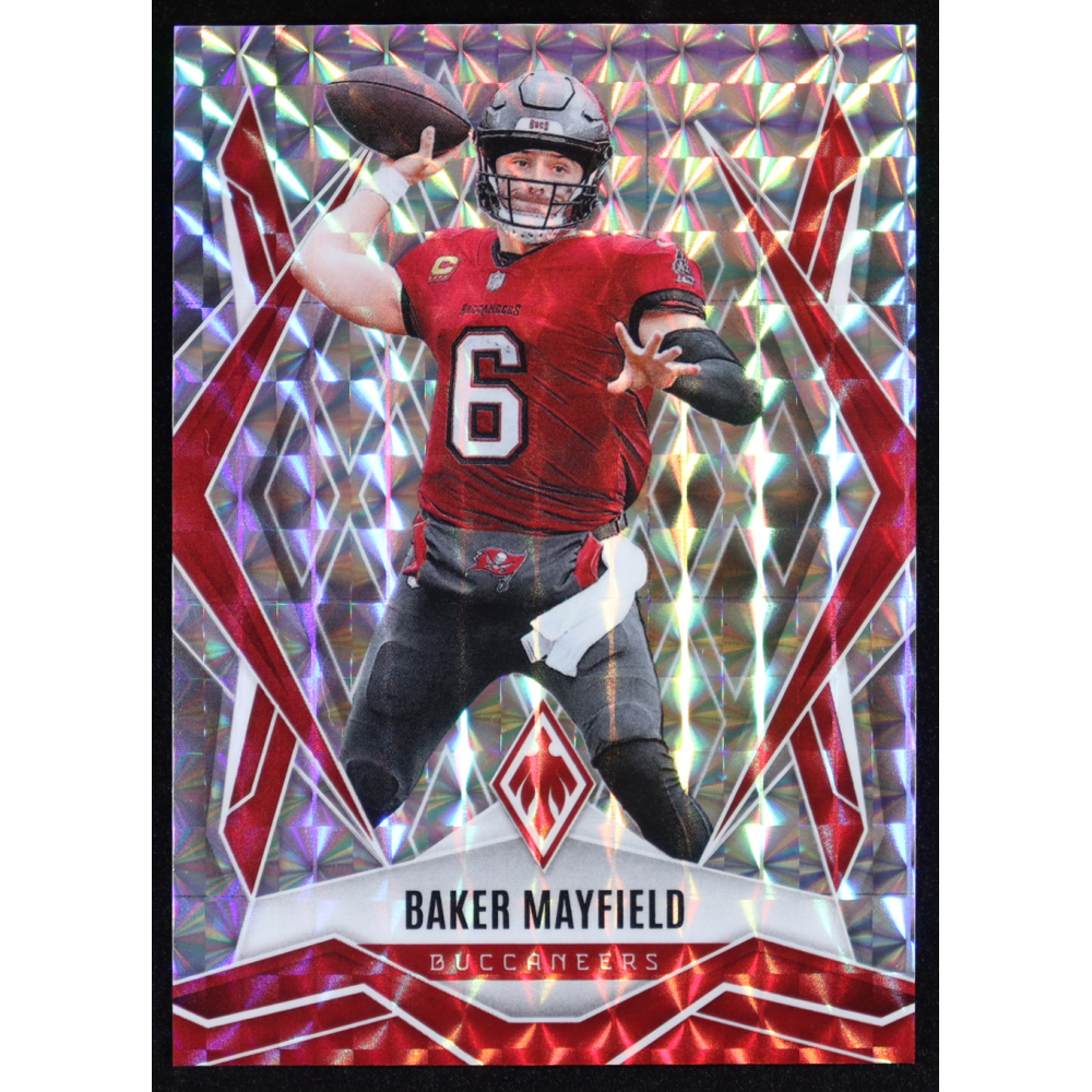 Baker Mayfield 2025 Panini Phoenix Hyper Silver #128 at PristineAuction.com