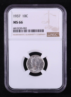 1937 Mercury Silver 10C Dime (NGC MS66) at PristineAuction.com