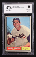 Sandy Koufax 1961 Topps #344 (BCCG 9) at PristineAuction.com