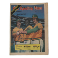 Catfish Hunter Signed Athletics 1973 "Sporting News" Newspaper (PSA) at PristineAuction.com