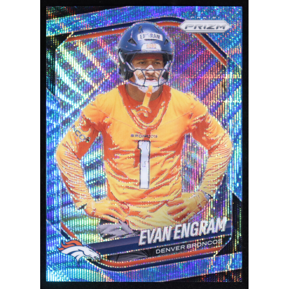 Evan Engram 2025 Panini Prizm Blue Wave #277 #078/230 at PristineAuction.com
