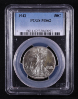 1942 Walking Liberty Silver 50C Half Dollar (PCGS MS62) at PristineAuction.com