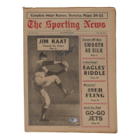 Jim Kaat Signed Twins 1966 "Sporting News" Newspaper (PSA) at PristineAuction.com