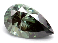 .92 Carats Lab Grown FANCY DEEP GREEN Diamond Loose VS1 | IGI Cert at PristineAuction.com