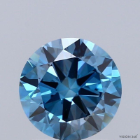1.52 Carats Lab Grown FANCY VIVID BLUE Diamond Loose VS1 | IGI Cert at PristineAuction.com