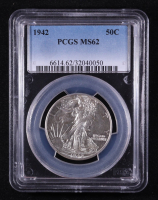 1942 Walking Liberty Silver 50C Half Dollar (PCGS MS62) at PristineAuction.com