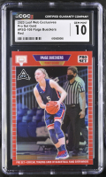 Paige Bueckers 2023 Leaf Web Exclusives Pro Set Gold Red #PSG-108 #29/89 RC (CGC 10) at PristineAuction.com