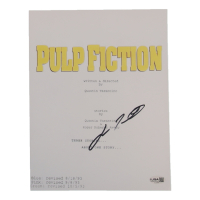 John Travolta Signed "Pulp Fiction" Script Cover Page (JSA) at PristineAuction.com