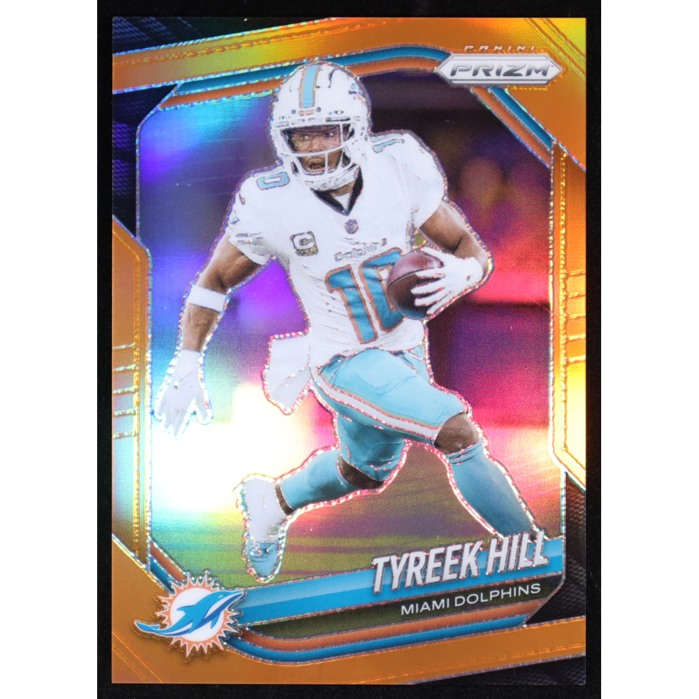 Tyreek Hill 2025 Panini Prizm Orange #249 #154/249 at PristineAuction.com