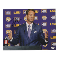 Lane Kiffin Signed Louisiana State Tigers 11x14 Photo (JSA) at PristineAuction.com
