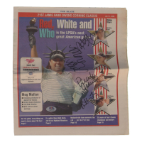 2005 "The Blade" Newspaper Signed by Cristie Kerr, Natalie Gulbis, Paula Creamer & Brittany Lang (PSA) at PristineAuction.com