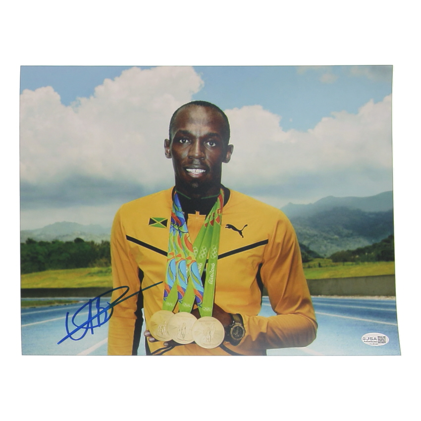 Usain Bolt Signed 11x14 Photo (JSA) at PristineAuction.com Usain Bolt Signed 11x14 Photo (JSA) at PristineAuction.com