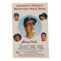 Johnny Pesky Signed Red Sox Hall of Fame Induction Card (PSA) at PristineAuction.com