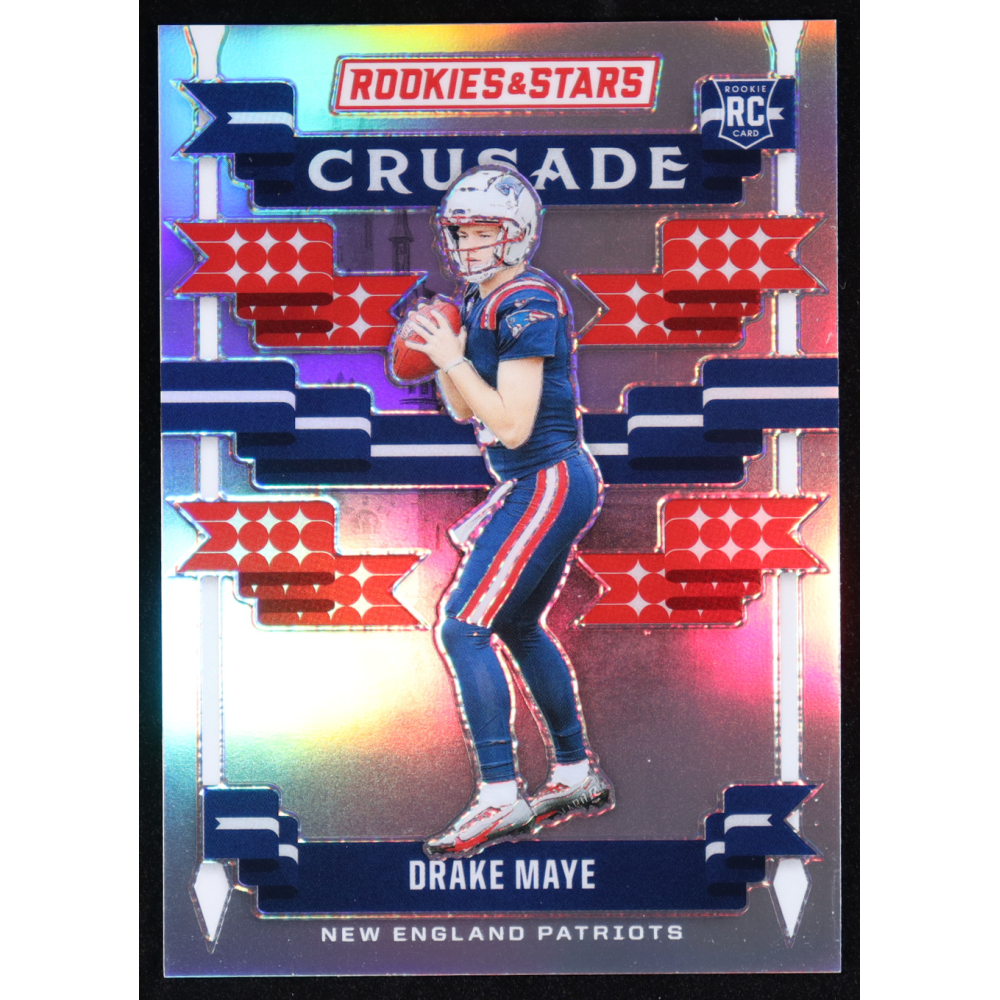 Drake Maye 2024 Panini Rookies & Stars Crusade #C-DME RC at PristineAuction.com