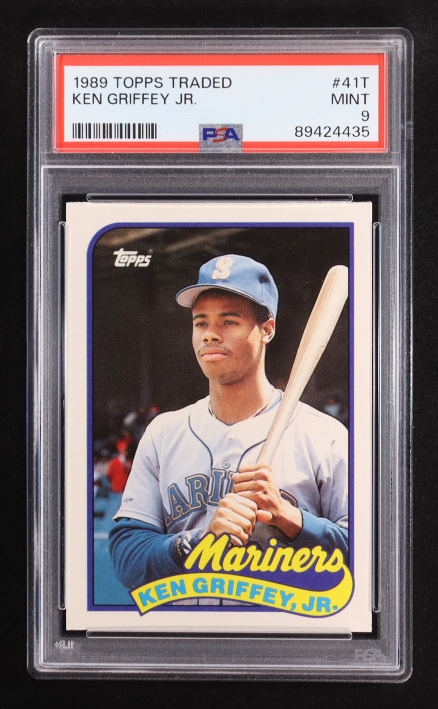 Ken Griffey Jr. 1989 Topps Traded #41T RC (PSA 9) at PristineAuction.com Ken Griffey Jr. 1989 Topps Traded #41T RC (PSA 9) at PristineAuction.com