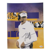 Lane Kiffin Signed Louisiana State Tigers 11x14 Photo (JSA) at PristineAuction.com