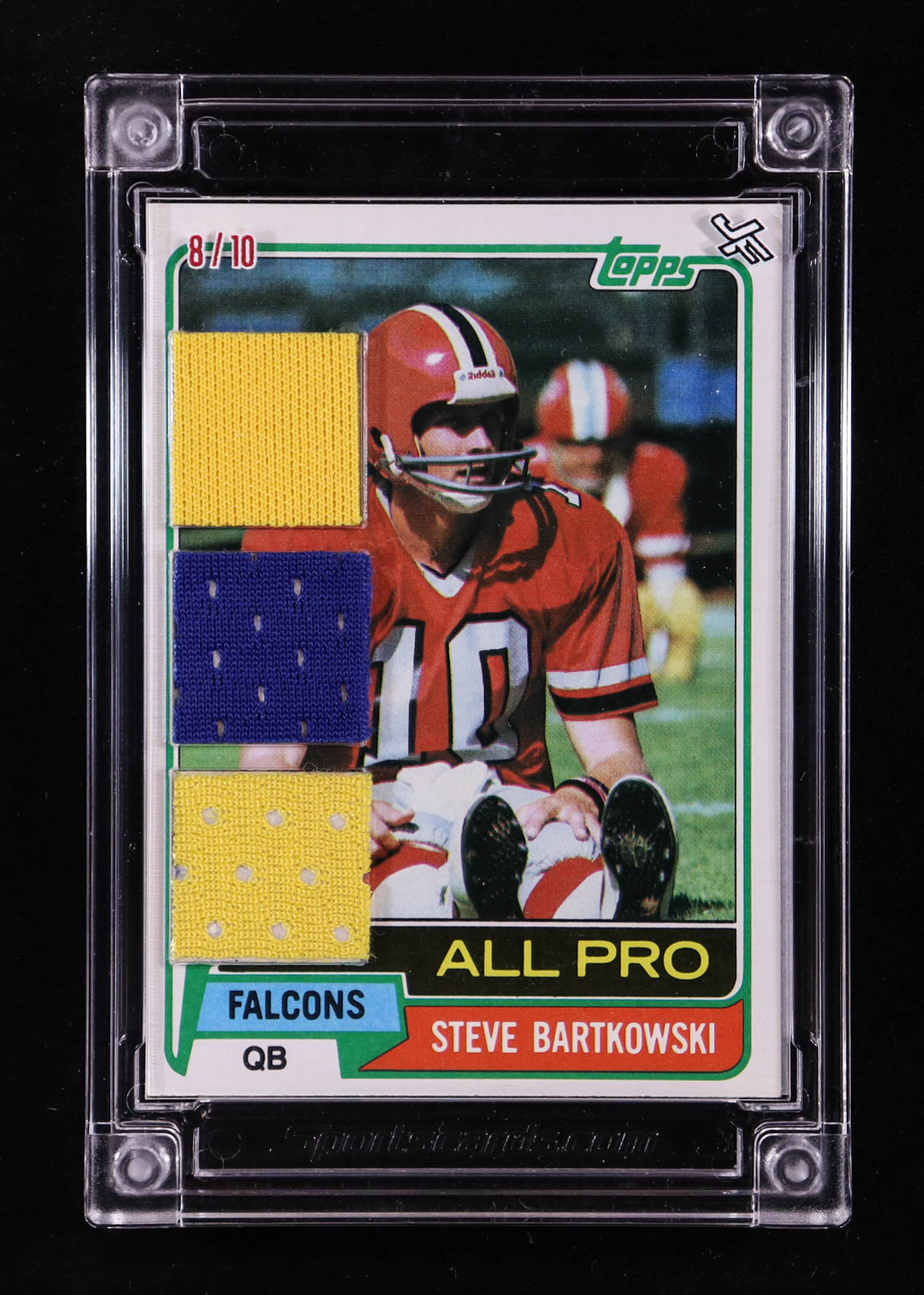 Steve Bartkowski 2022 Jersey Fusion Game Used Swatch #SB86 #8/10 at PristineAuction.com Steve Bartkowski 2022 Jersey Fusion Game Used Swatch #SB86 #8/10 at PristineAuction.com