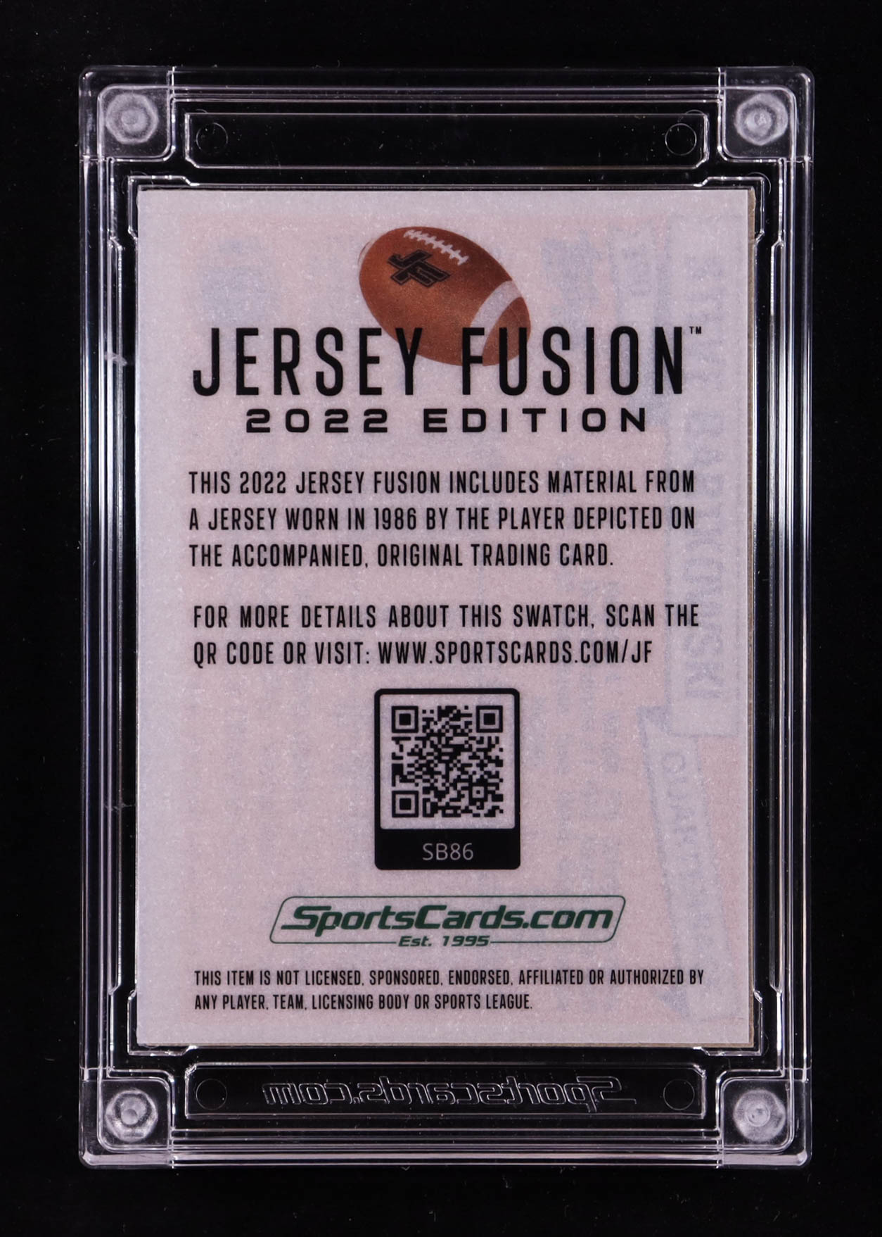Steve Bartkowski 2022 Jersey Fusion Game Used Swatch #SB86 #8/10 at PristineAuction.com Steve Bartkowski 2022 Jersey Fusion Game Used Swatch #SB86 #8/10 at PristineAuction.com