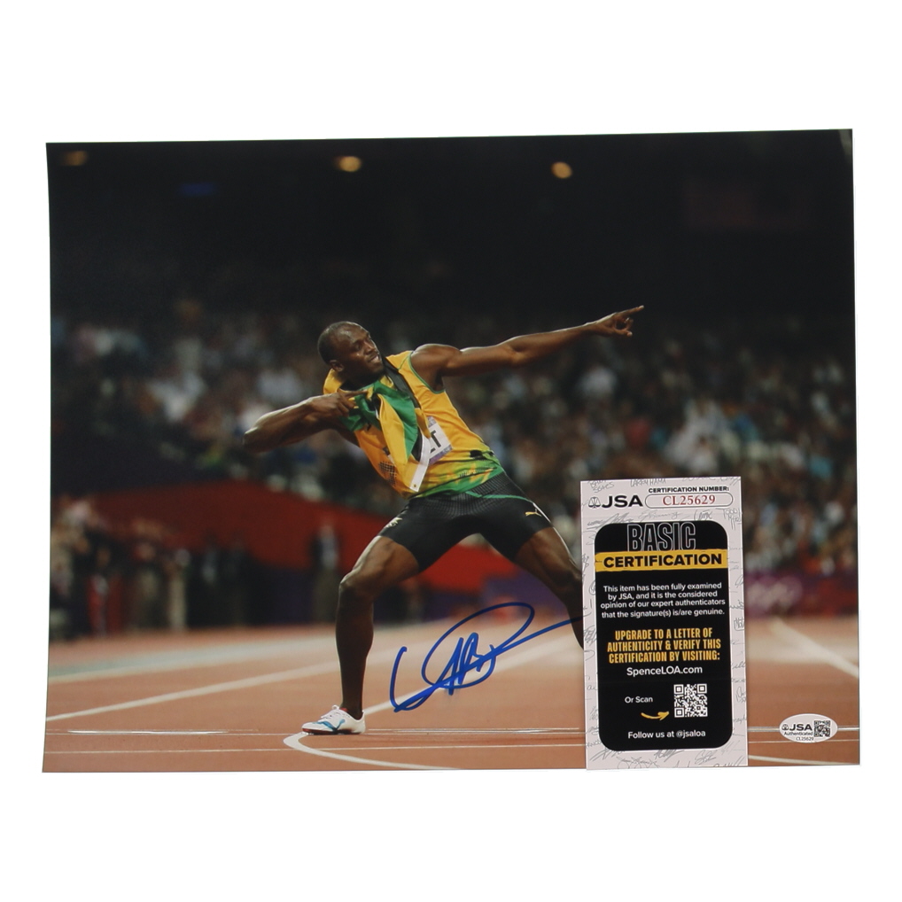 Usain Bolt Signed 11x14 Photo (JSA) at PristineAuction.com Usain Bolt Signed 11x14 Photo (JSA) at PristineAuction.com