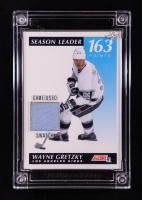 Wayne Gretzky 2025 Jersey Fusion Game Used Swatch #WG88 at PristineAuction.com