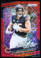 Cole Kmet 2025 Panini Prizm Red Shimmer #112 #42/49 at PristineAuction.com