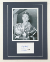 Bobby Shantz Signed 14x18 Custom Matted Cut Display with Photo with Extensive Inscription (JSA) at PristineAuction.com