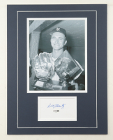 Bobby Shantz Signed 14x18 Custom Matted Cut Display with Photo (JSA) at PristineAuction.com