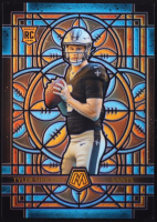 Tyler Shough 2025 Panini Mosaic Stained Glass Oversized #18 RC at PristineAuction.com