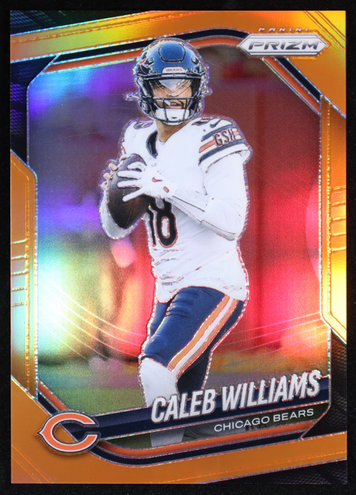Caleb Williams 2025 Panini Prizm Orange #124 #184/249