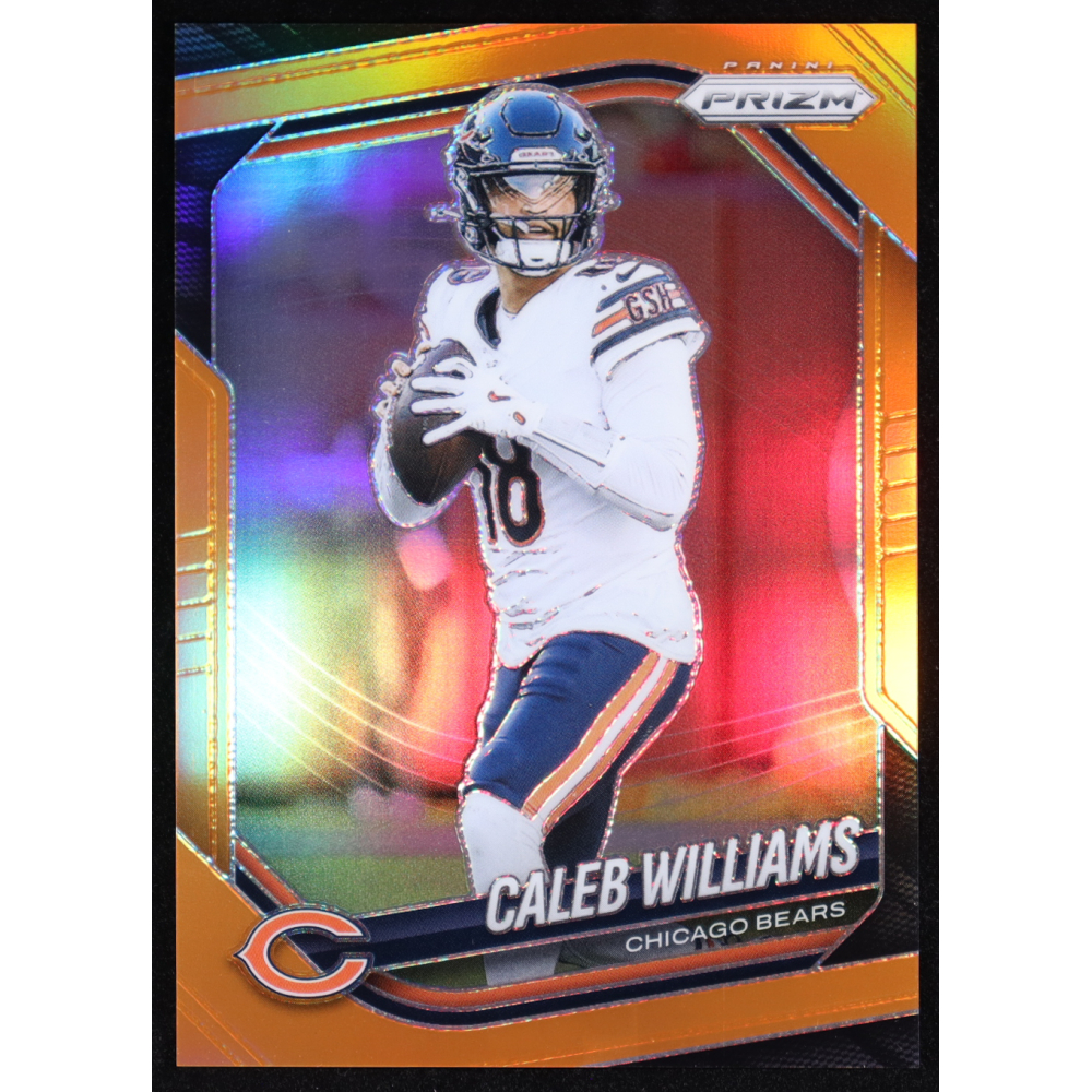 Caleb Williams 2025 Panini Prizm Orange #124 #184/249 at PristineAuction.com