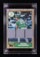 Mark McGwire 2024-25 Jersey Fusion Game Used Swatch #MM00J #1/25 at PristineAuction.com