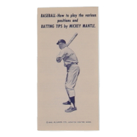 Mickey Mantle 1962 Baseball Tips & Tricks Booklet at PristineAuction.com