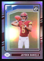Jayden Daniels 2024 Donruss Optic Holo #248 RR RC at PristineAuction.com