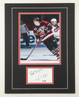 Jeremy Roenick Signed 14x18 Custom Matted Cut Display with Photo Inscribed "Best Wishes" (JSA) at PristineAuction.com