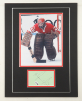 Vladislav Tretiak Signed 14x18 Custom Matted Cut Display with Photo (JSA) at PristineAuction.com