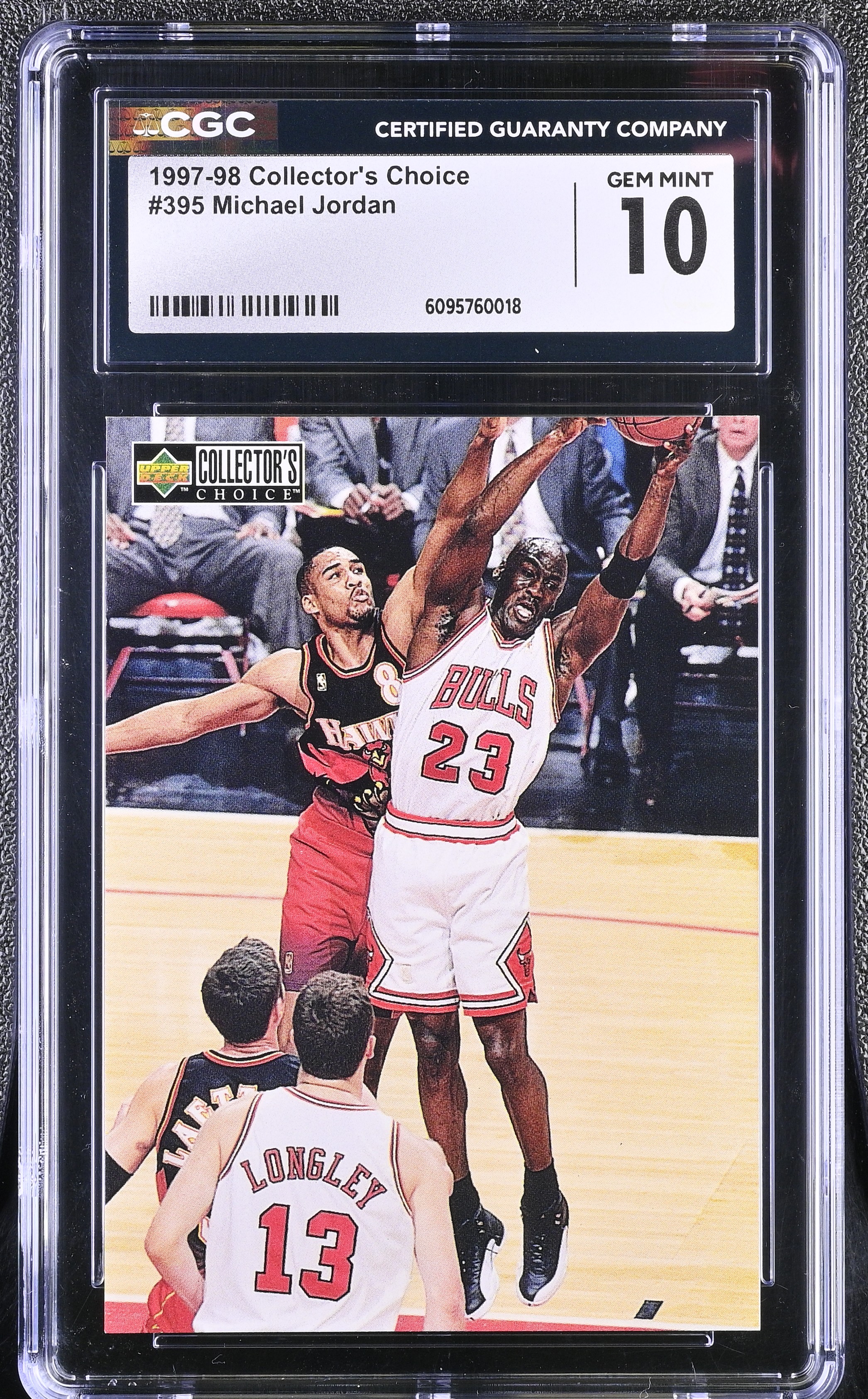 Michael Jordan 1997-98 Collector's Choice #395 (CGC 10) at PristineAuction.com Michael Jordan 1997-98 Collector's Choice #395 (CGC 10) at PristineAuction.com