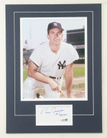 Bobby Richardson Signed 12x16 Custom Matted Cut Display with Photo (JSA) at PristineAuction.com