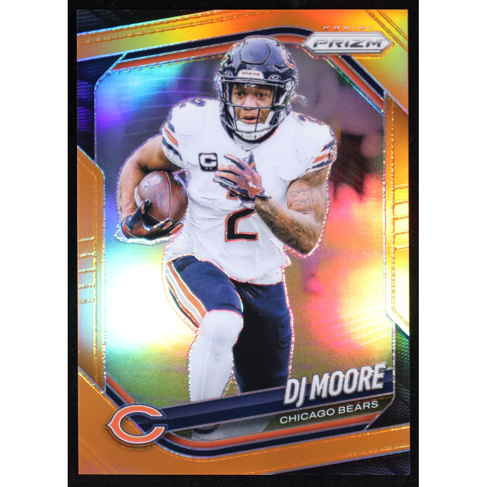 D.J. Moore 2025 Panini Prizm Orange #92 #164/249 at PristineAuction.com