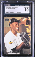 Michael Jordan 1997 Upper Deck Rare Air #37 (CGC 10) at PristineAuction.com