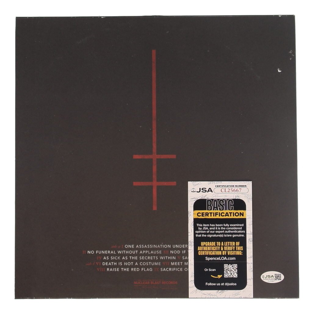 Marilyn Manson Signed "One Assassination Under God - Chapter 1" Vinyl Record Album (JSA) at PristineAuction.com Marilyn Manson Signed "One Assassination Under God - Chapter 1" Vinyl Record Album (JSA) at PristineAuction.com